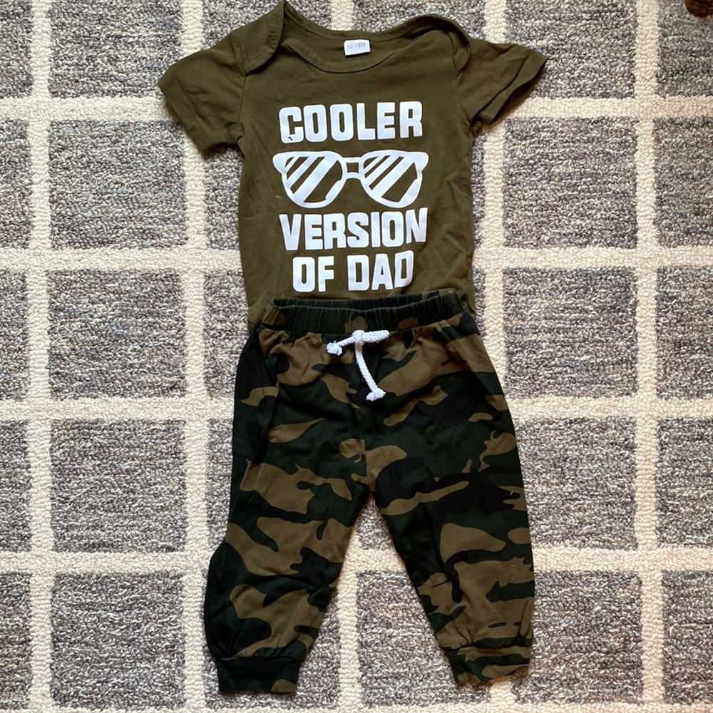 TWO PIECE CAMO SET